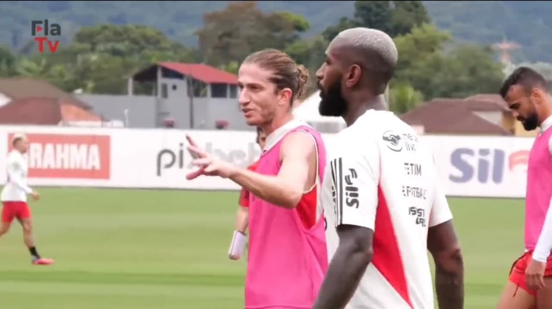 Filipe Luís Flamengo Gerson