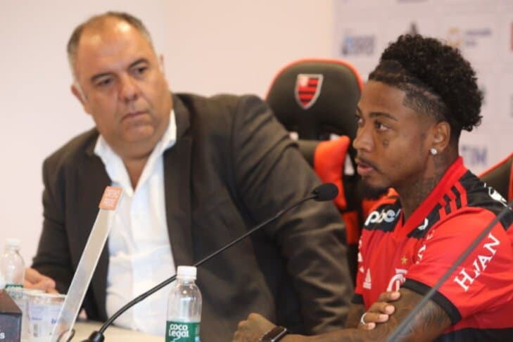 Marcos Braz e Marinho, do Flamengo