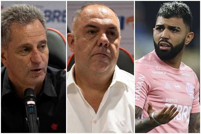 Landim, Braz e Gabigol podem ter conflito no Flamengo