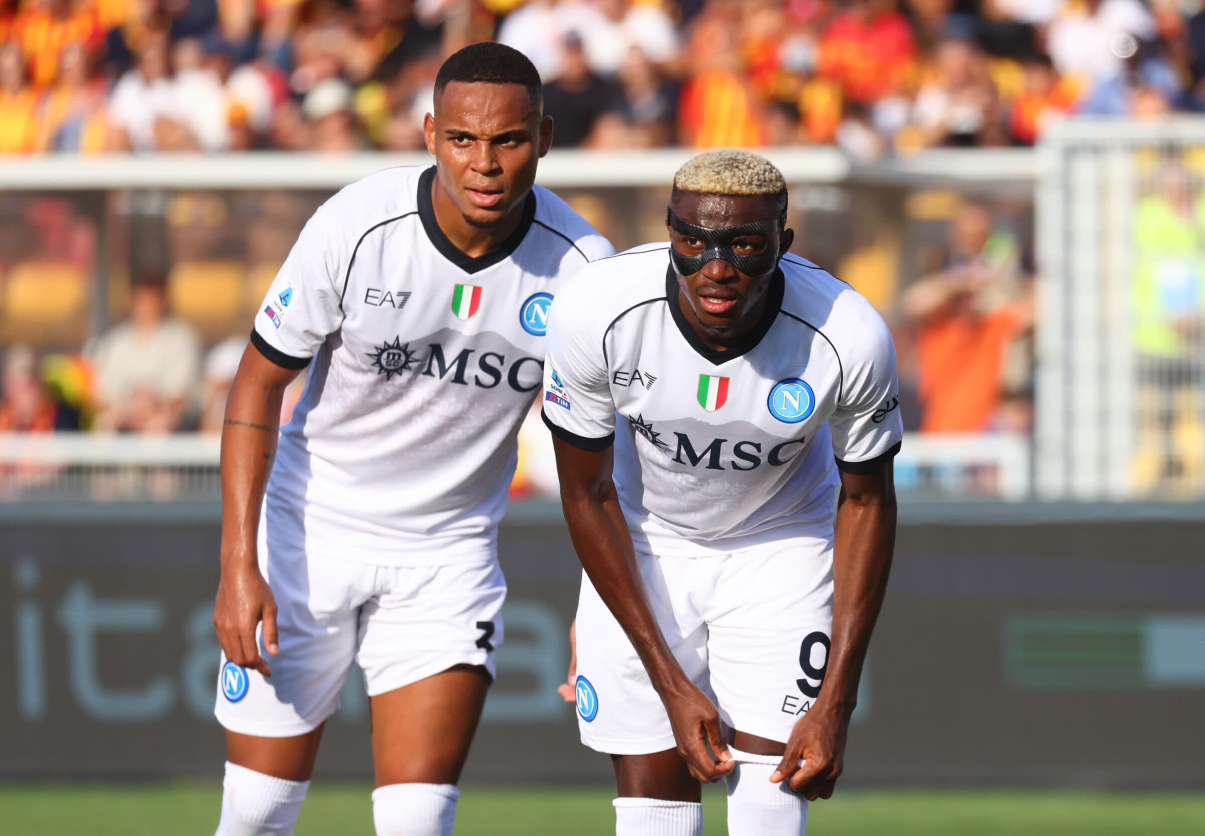 Natan em campo pelo Napoli