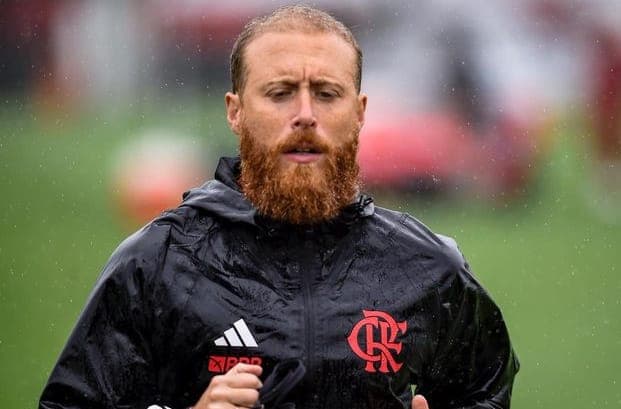 Nicolás Maidana correndo no Flamengo