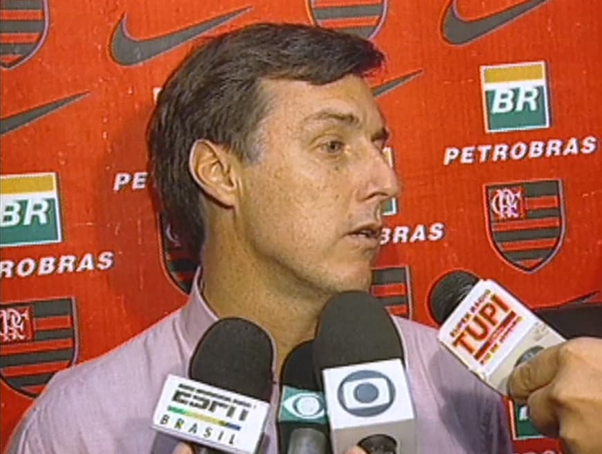 Waldemar em anúncio do Flamengo; momento histórico inspirou novo documentário da ESPN