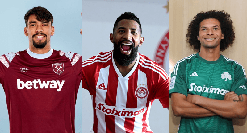 Ex-jogadores do Flamengo, Paquetá, Rodinei e Arão conhecem adversários na Liga Europa