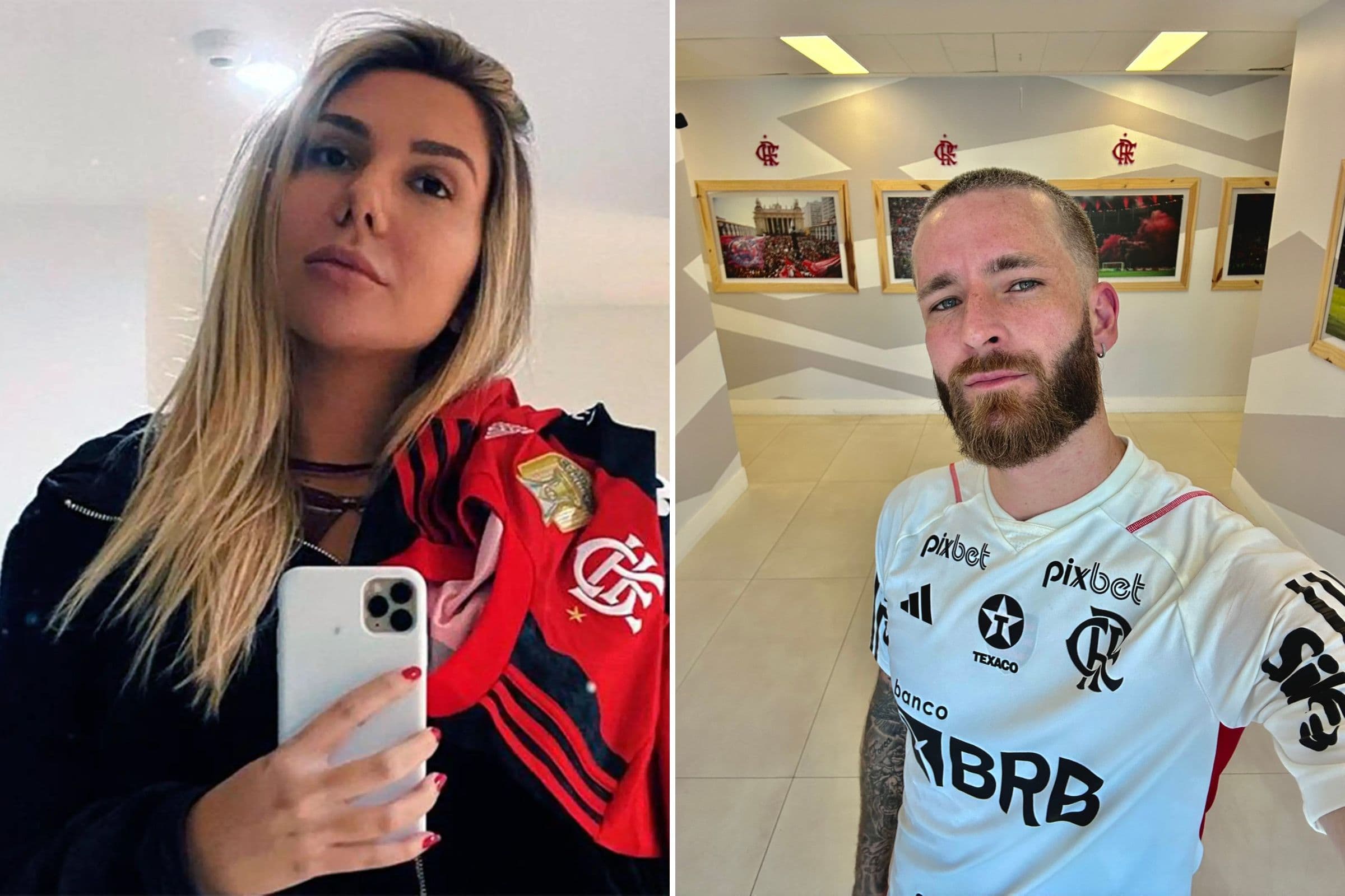 Carol Portaluppi, filha de Renato Gaúcho, nega que está se envolvendo com Léo Pereira, zagueiro do Flamengo, após festa de Lucas Tylty. Gabigol já foi apontado como affair da moça.