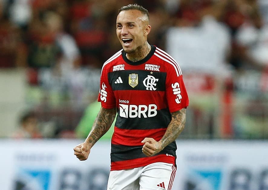 Everton Cebolinha pelo Flamengo