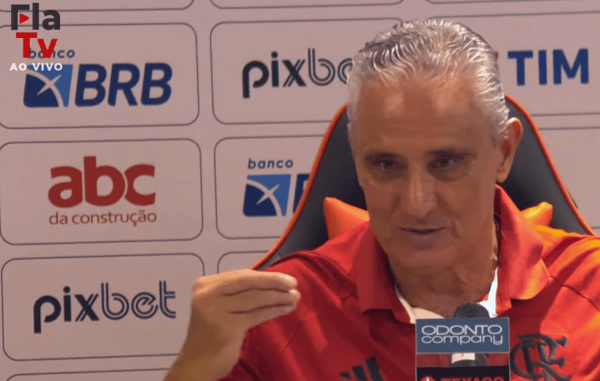 Coletiva de Tite pelo Flamengo