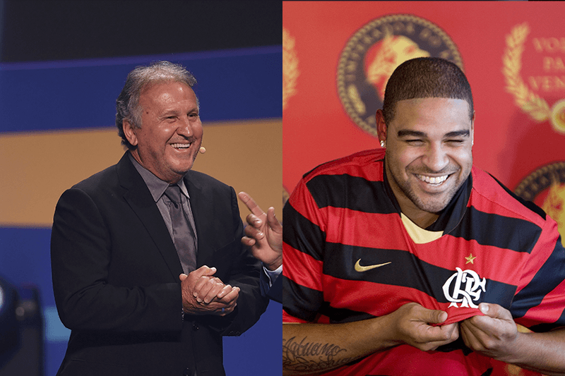 Ídolos do Flamengo, Zico e Adriano Imperador são esquecidos pelo clube em homenagem de crias do Ninho do Urubu