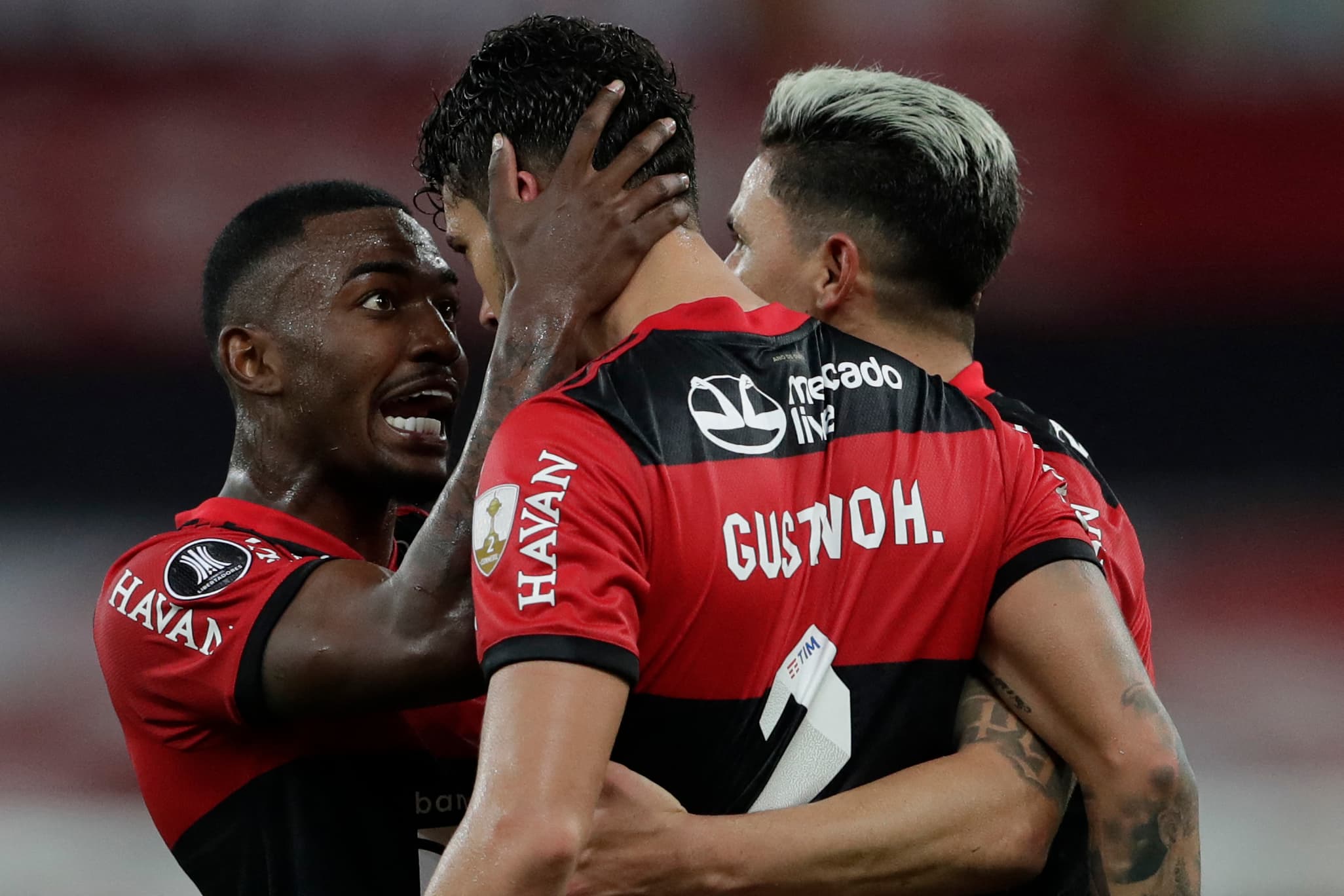gustavo henrique pelo flamengo