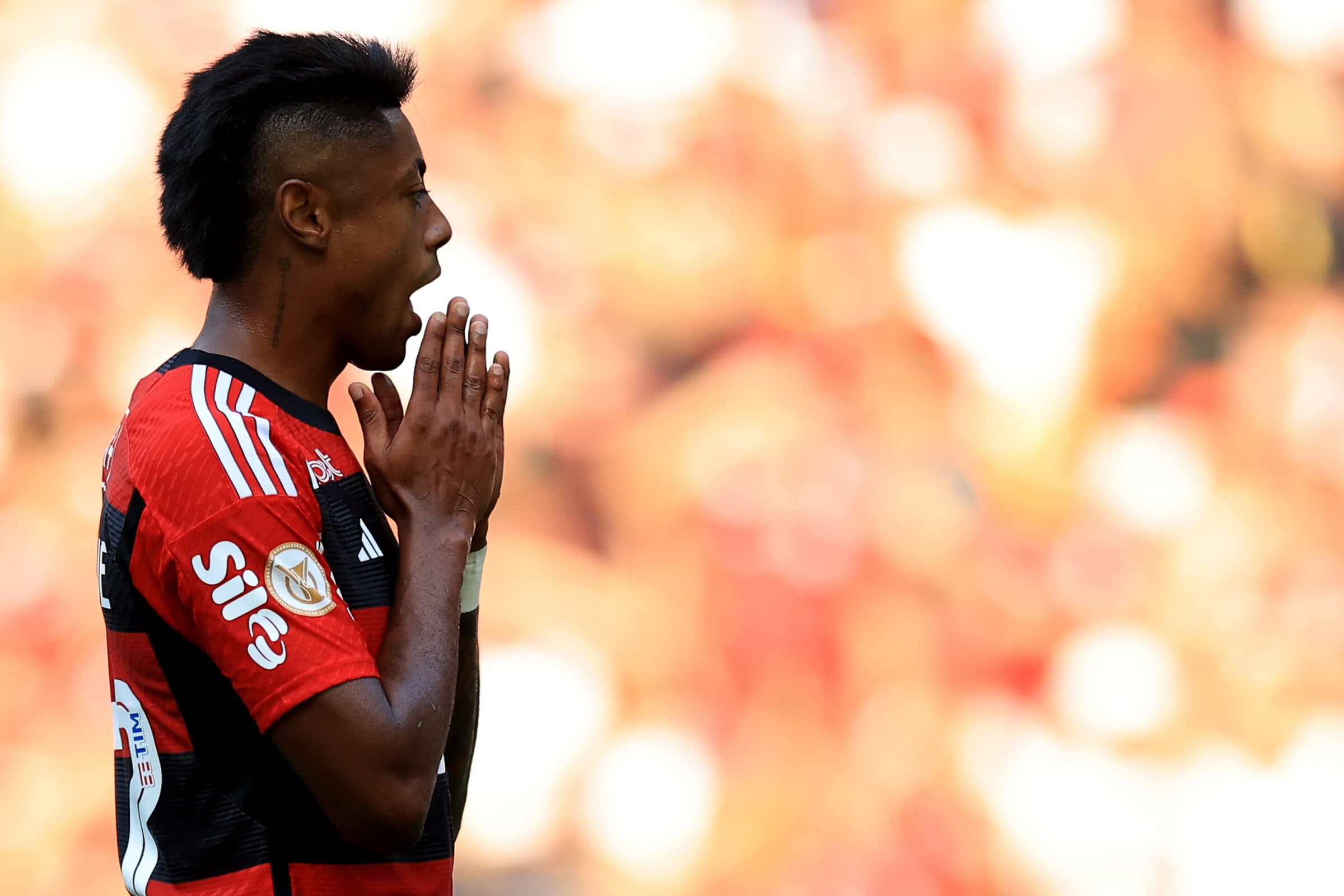 Bruno Henrique em ação pelo Flamengo