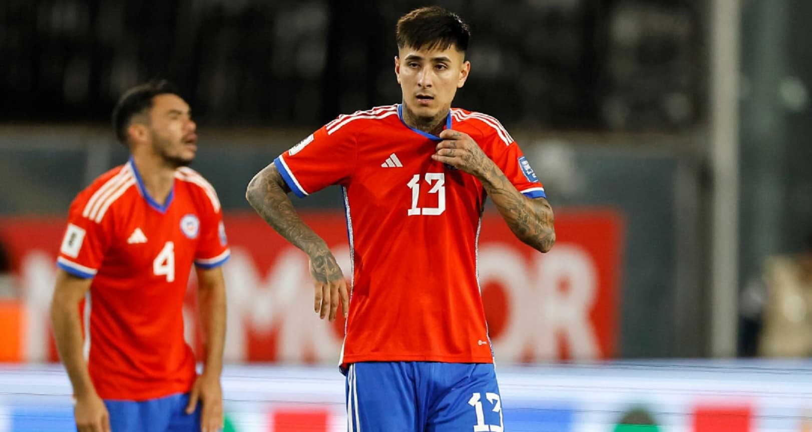 Erick Pulgar do Flamengo foi bem pelo Chile