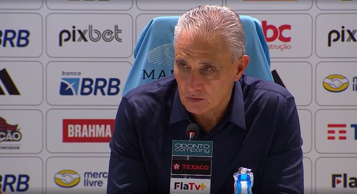 Tite em coletiva após derrota do Flamengo