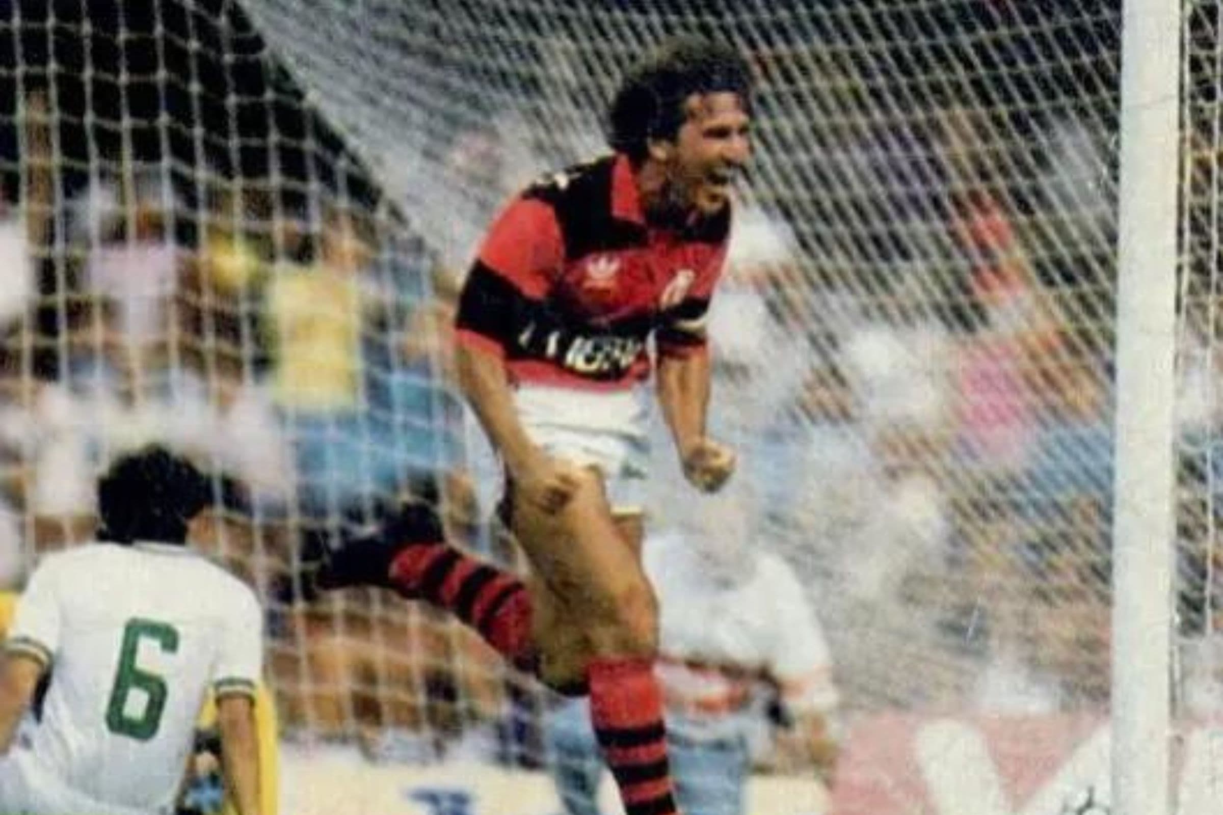 Zico maior artilheiro da história do Flamengo com 509 gols