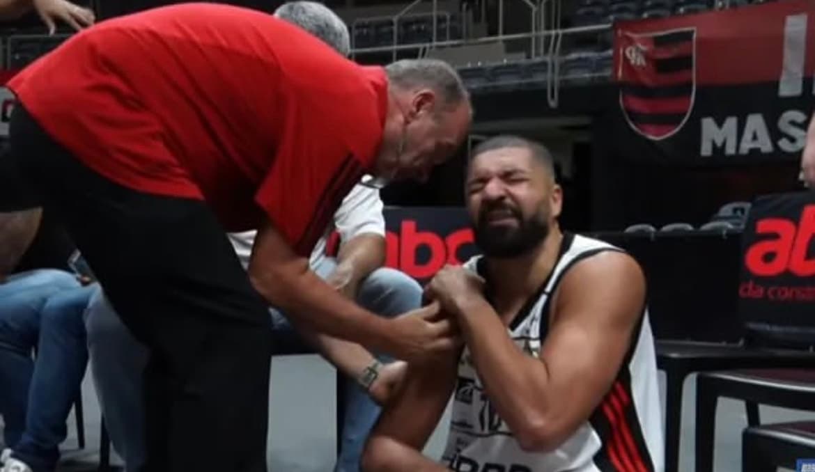 Olivinha tem lesão no ombro em Flamengo x Botafogo pelo NBB 2023/24