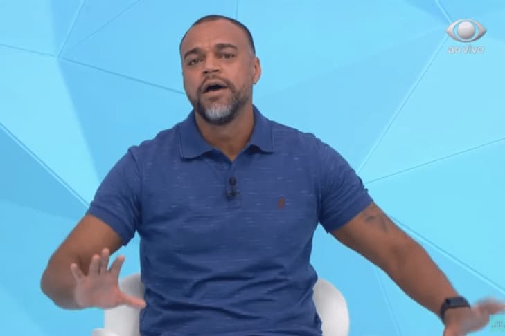 Denílson falando sobre o trabalho de Tite no Flamengo após jogo contra o Amazonas pela Copa do Brasil no Maracanã