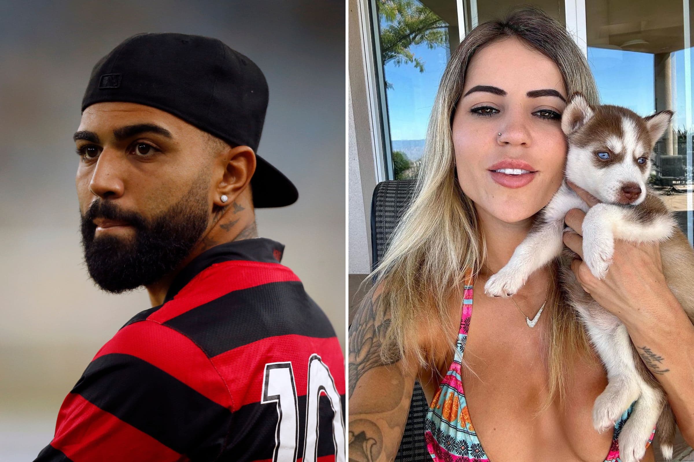 Gabigol, ídolo do Flamengo, e a skatista Letícia Bufoni aproveitaram o Natal para duelarem no futmesa