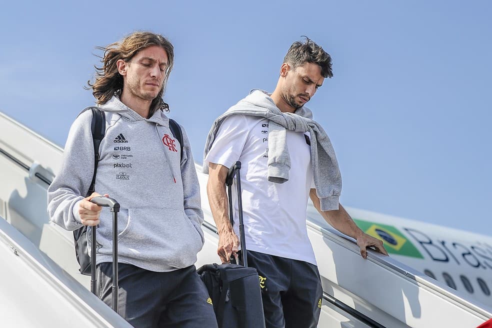 Filipe Luís e Rodrigo Caio se consolidaram como ídolos do Flamengo