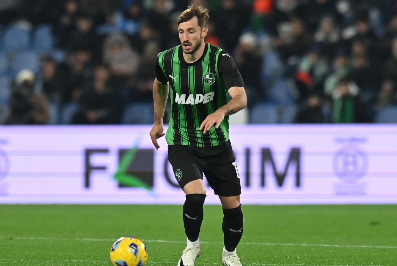 Matías Viña em campo pelo Sassuolo