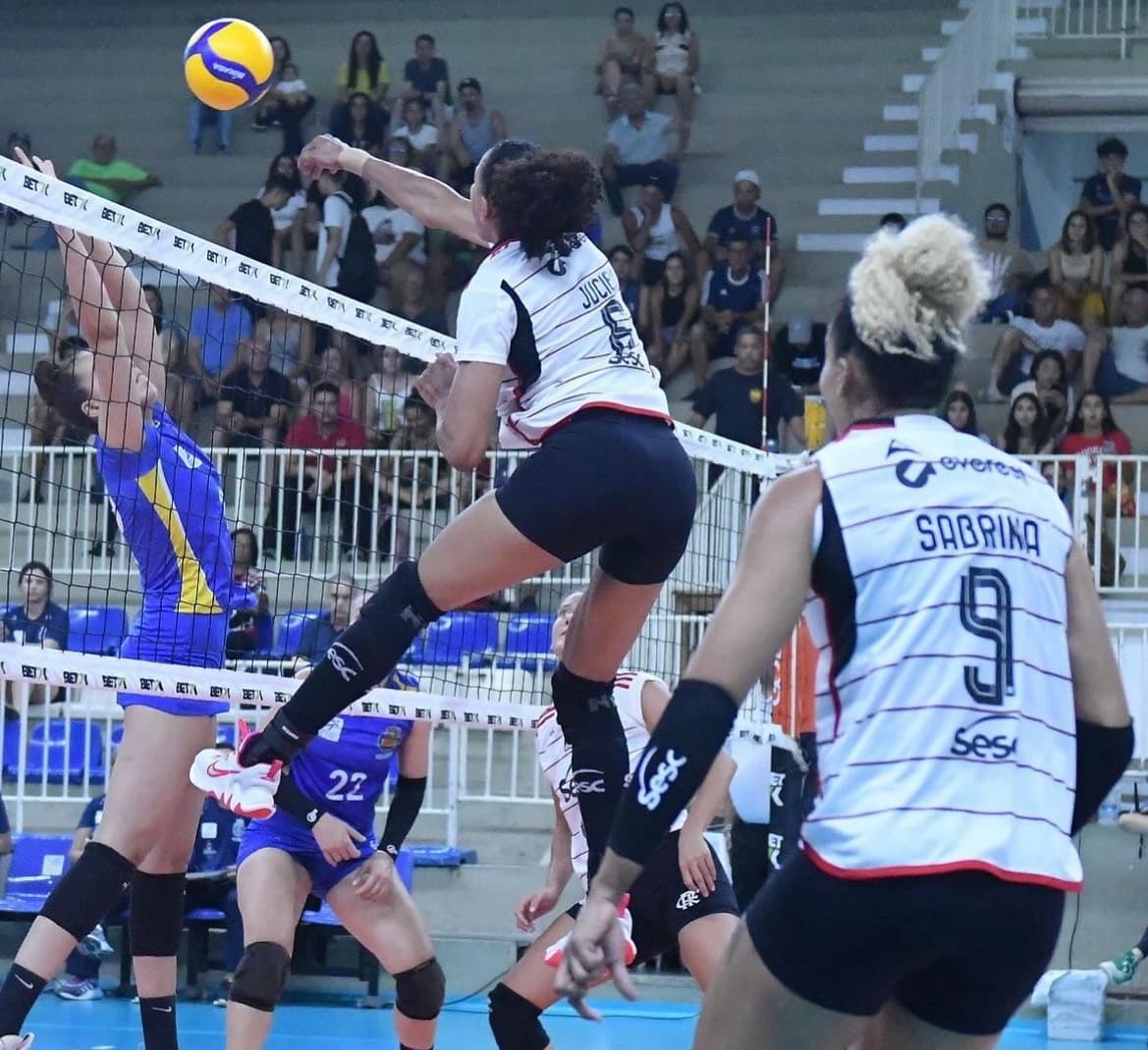 Flamengo venceu o São Caetano pela Superliga Feminina