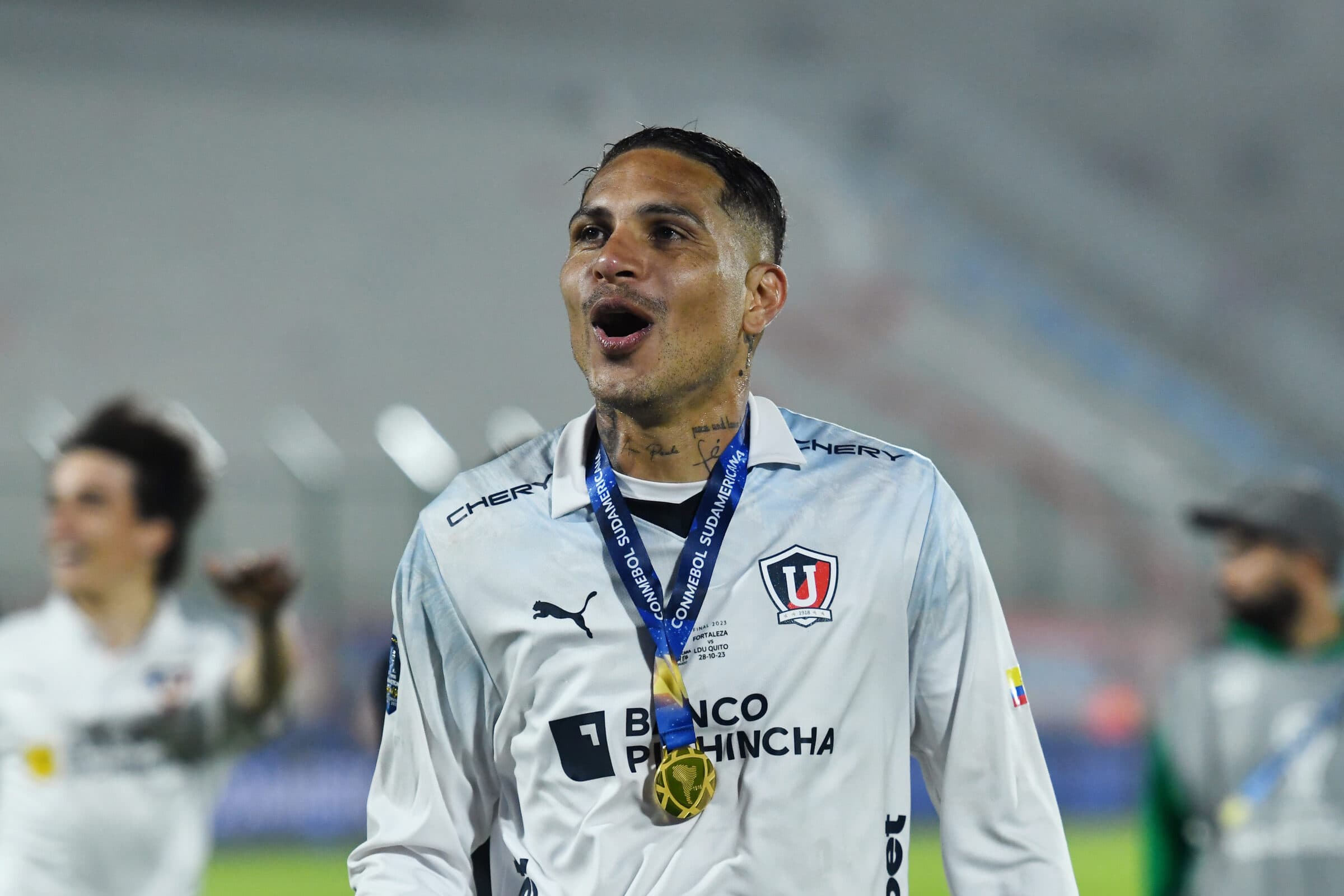 Paolo Guerrero no título da Sul-Americana com a LDU