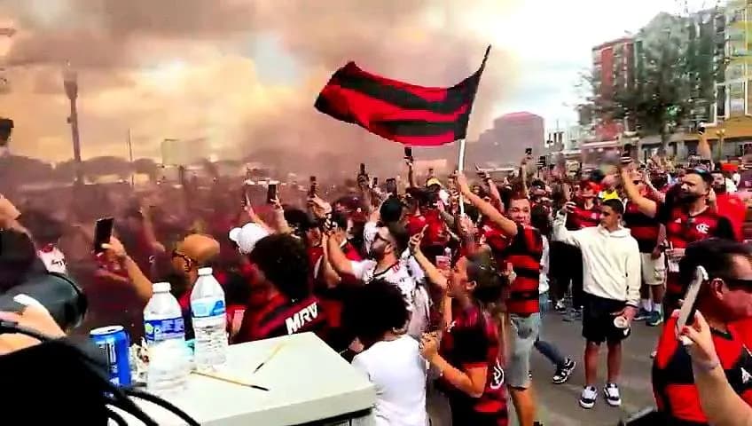 Nação faz festa em Orlando antes de Flamengo x Orlando City