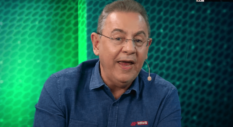 Flávio Prado em programa da Jovem Pan; Jornalista projetou mudanças de Tite no Flamengo