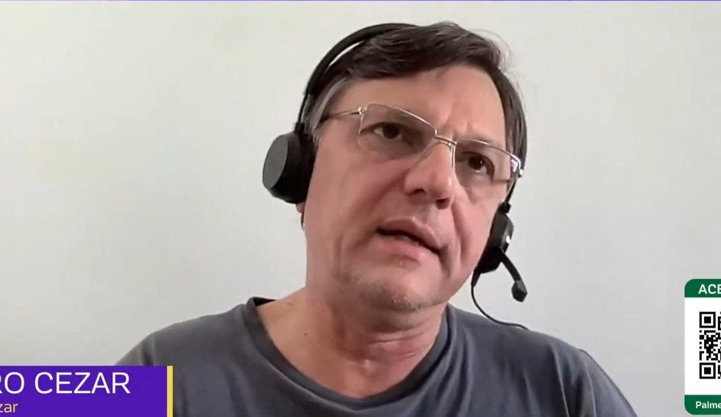 Mauro Cezar Pereira durante o Posse de Bola