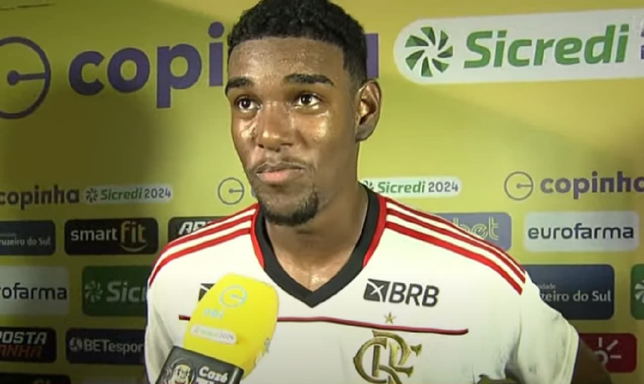 felipe lima vibra com vitória do flamengo