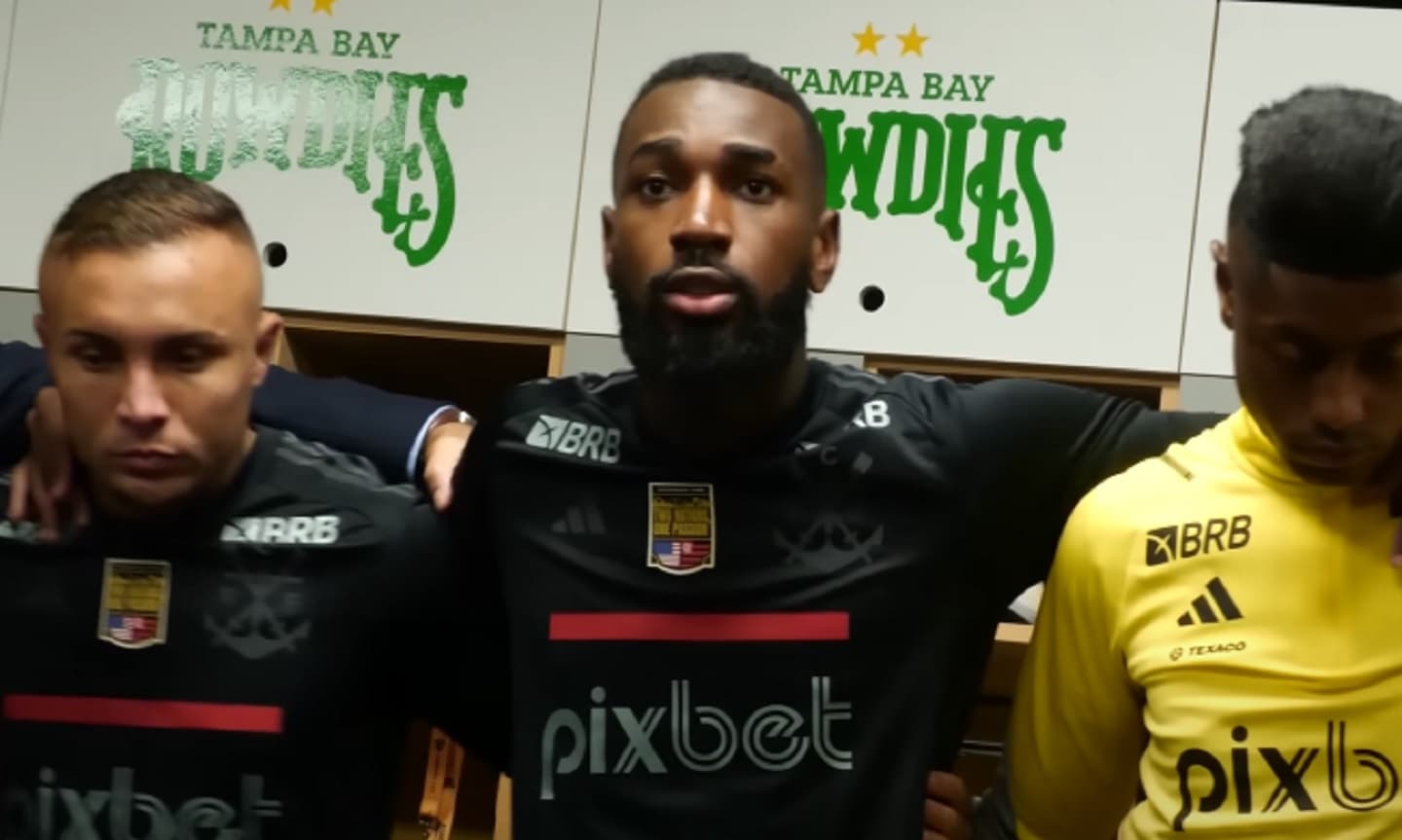 gerson fala em vesitário do flamengo