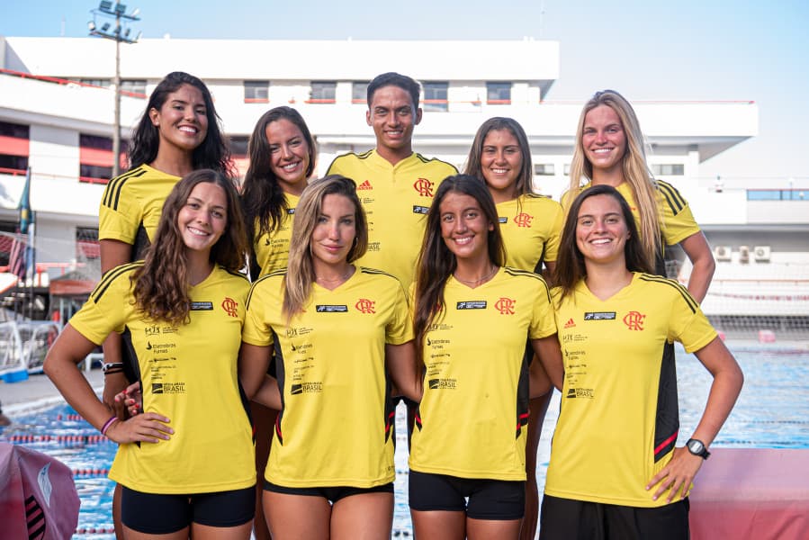 Nado artístico do Flamengo irá representar o Brasil no Mundial de Esportes Aquáticos