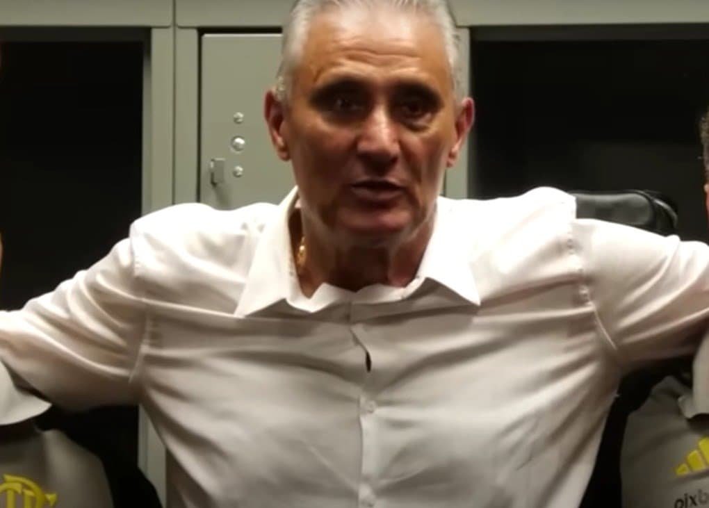 Tite no vestiário após o empate do Flamengo com o Orlando City