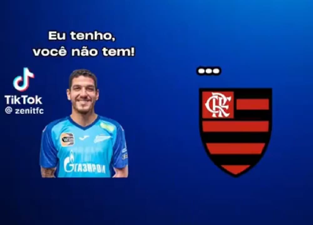 zenit provoca flamengo com nino