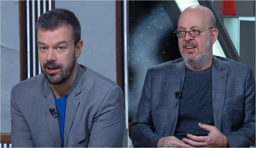 Pedro Ivo e Victor Birner em programas da ESPN; comentaristas falaram sobre Flamengo de Tite