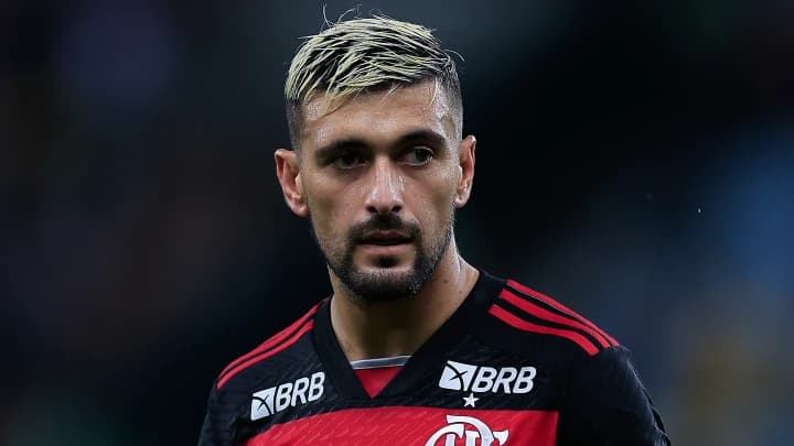 Arrascaeta em ação pelo Flamengo