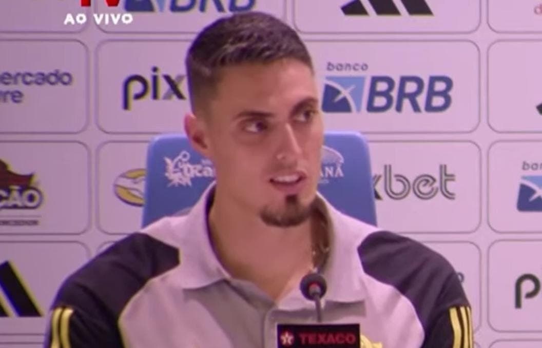 Matheus Bachi participa da coletiva com Tite e promove duelo do Flamengo contra o Palmeiras