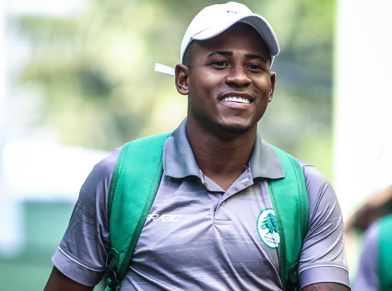 Matheus Lucas em partida do Boavista; atleta se destacou contra o Fluminense e é esperança contra o Flamengo