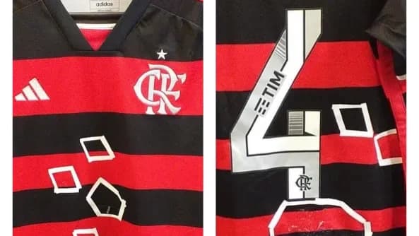 Torcedores têm reclamado com Adidas que camisa do Flamengo está desfiando após primeira lavagem; defeito atingiria 12 mil Mantos
