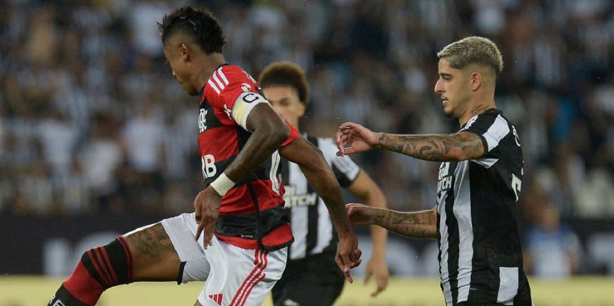 bruno henrique pelo flamengo contra botafogo