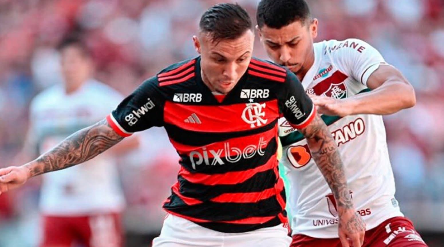 cebolinha em ação em flamengo fluminense