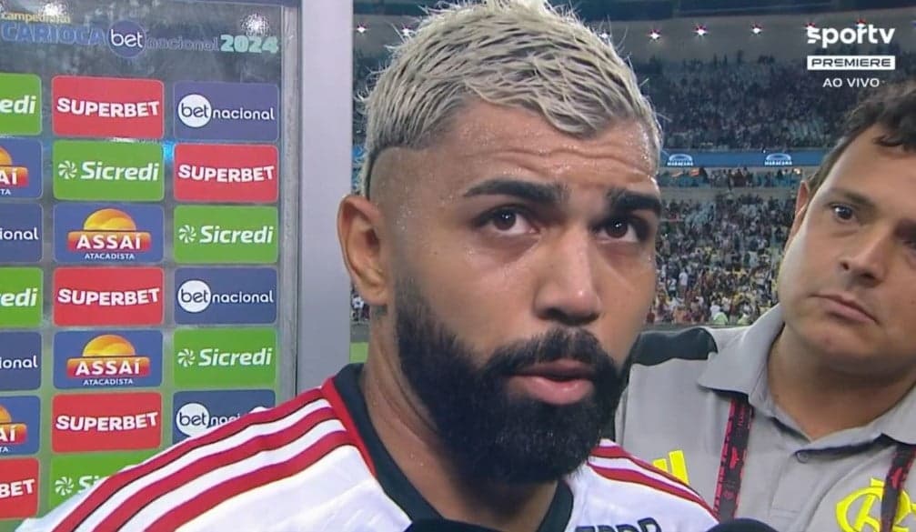 Gabigol fala após empate do Flamengo com o Vasco