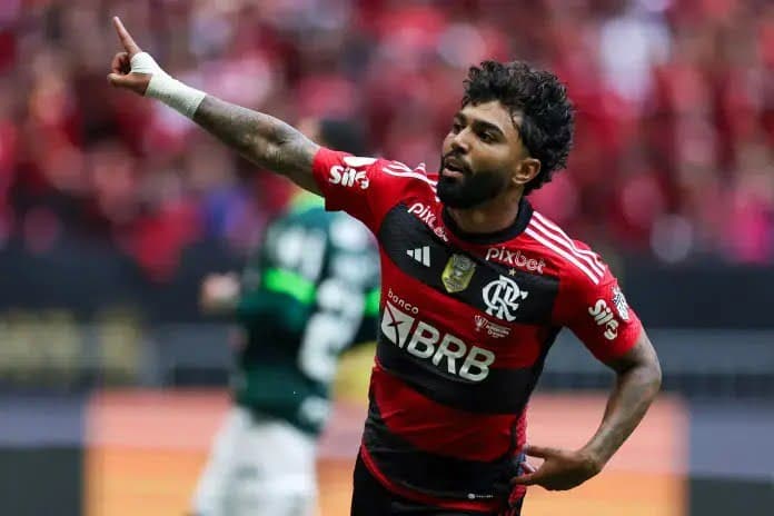 Principais vítimas da carreira de Gabigol são Fluminense e Palmeiras. O atacante marcou 14 gols contra ambas as equipes
