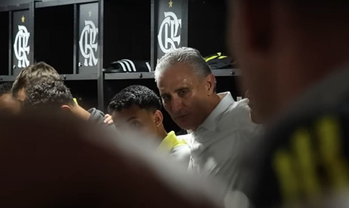 tite discursa em vestiário do flamengo