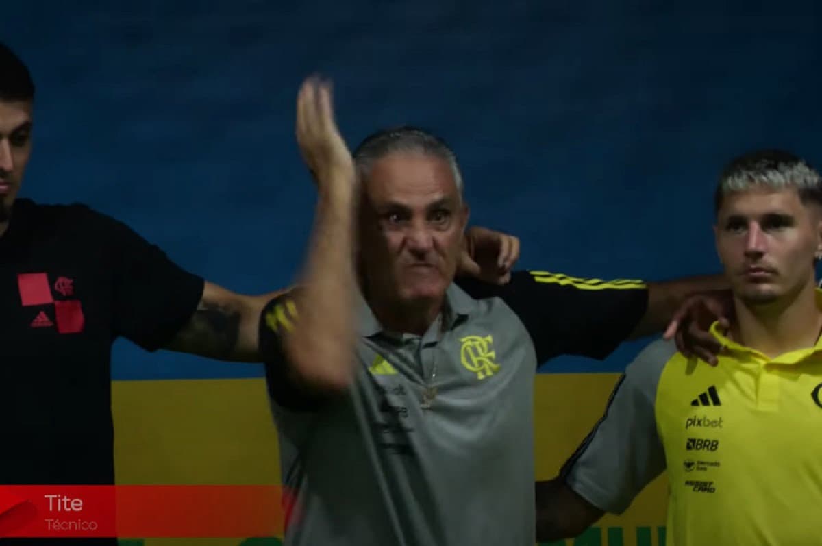 tite forte discurso vestiário do flamengo