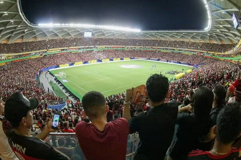 Vasco x Audax tem menos de 22 mil torcedores na Arena Amazônia; Flamengo teve mais que dobro do público contra mesmo adversário em janeiro