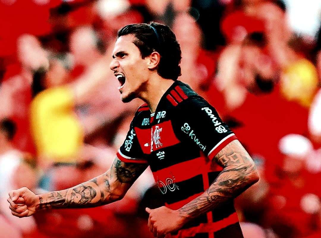 Pedro comemorado gol contra o Nova Iguaç