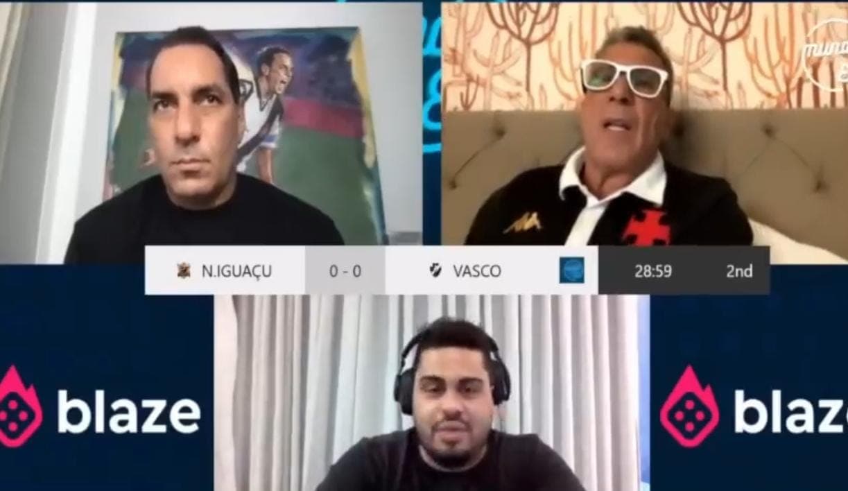 Eri Johnson vê queda do Vasco com Edmundo