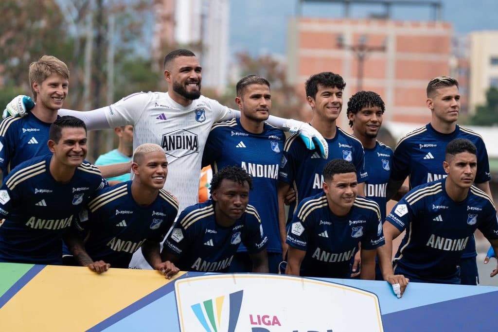 Time atual do Millonarios. Foto: Divulgação/Millonarios FC