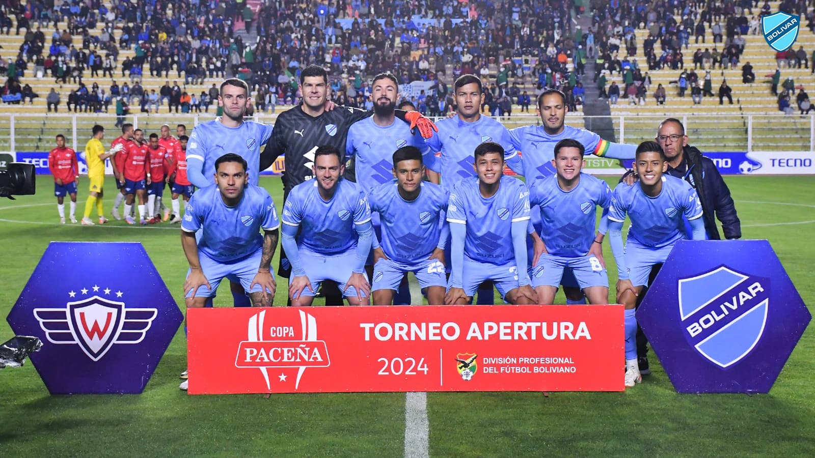 Time atual do Bolivar. Foto: Club Bolivar