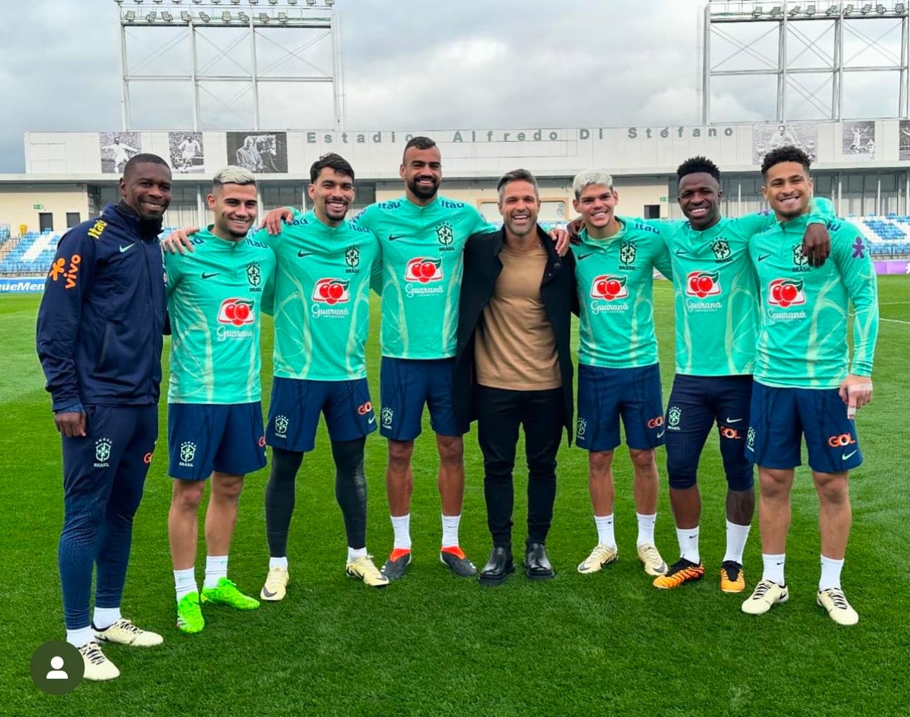 Diego Ribas com os flamenguistas na Seleção Brasileira. Foto: Arquivo Pessoal