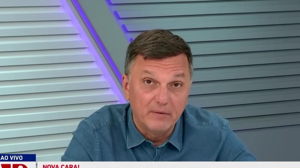 Mauro Cezar durante programa da Jovem Pan