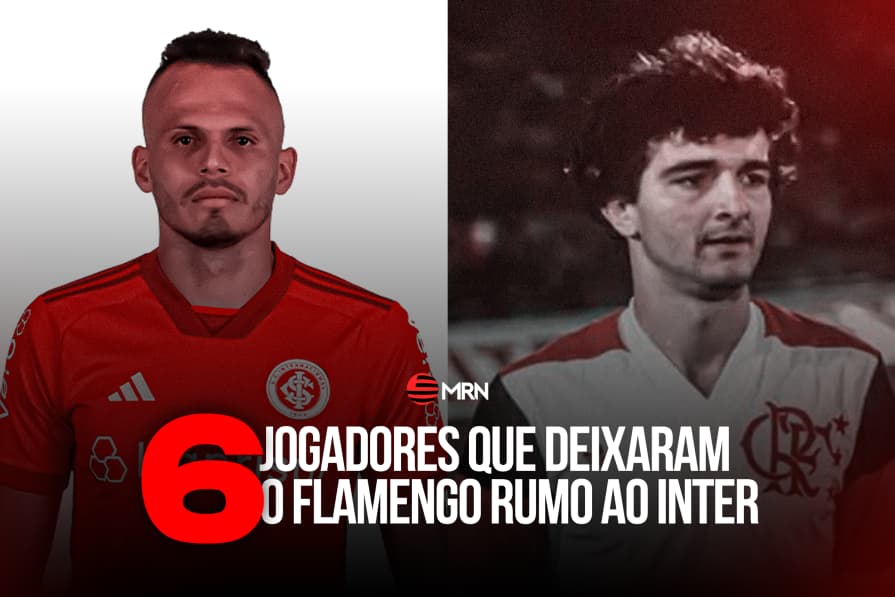 O MRN fez uma lista com Renê, Tita e outros quatro jogadores que deixaram o Flamengo para defender o Internacional